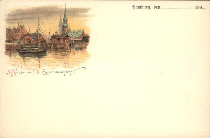 HAMBURG  CITY Sankt Nicolai- und Sankt Katharinenkirche