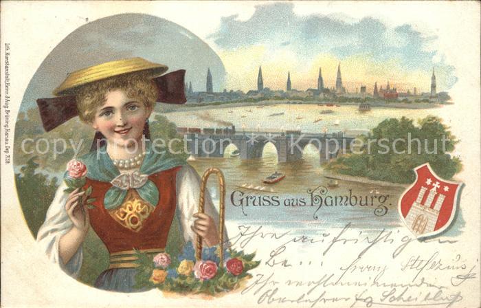 HAMBURG  CITY Bruecke Vierlaenderin