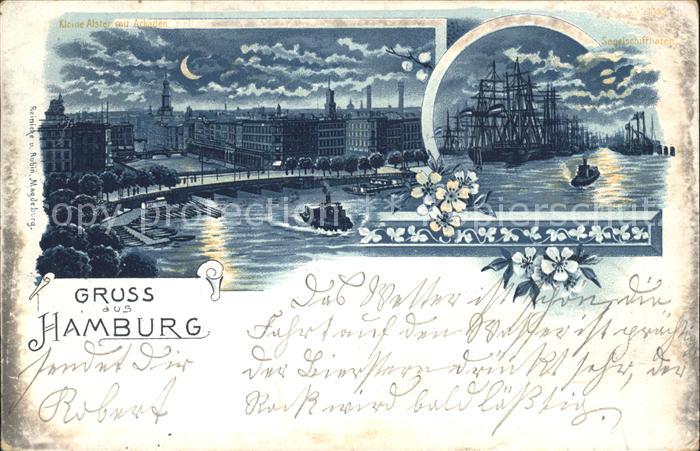 HAMBURG  CITY Kleine Alster Segelschiffhafen