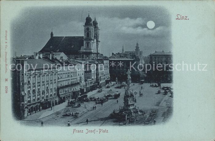 Linz Donau Franz Josef Platz