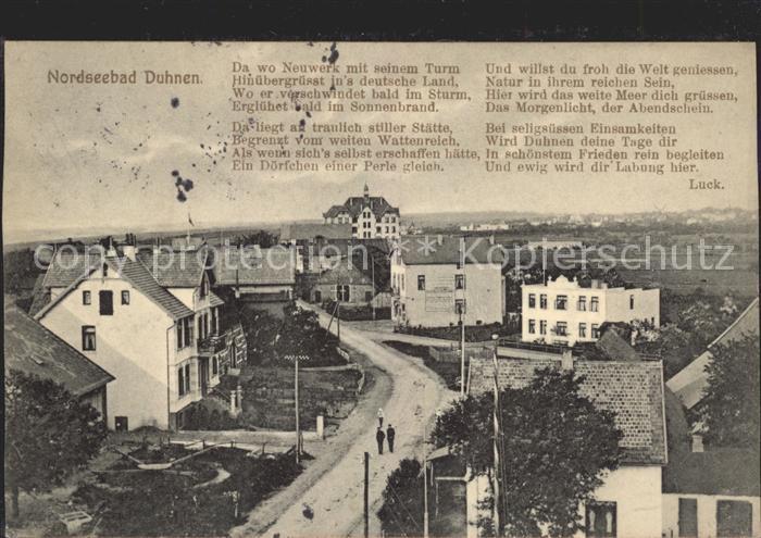 Duhnen Nordsee Gedicht