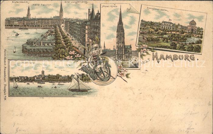 HAMBURG  CITY Zoologischer Garten Alsterdamm Alter Jungfernstieg