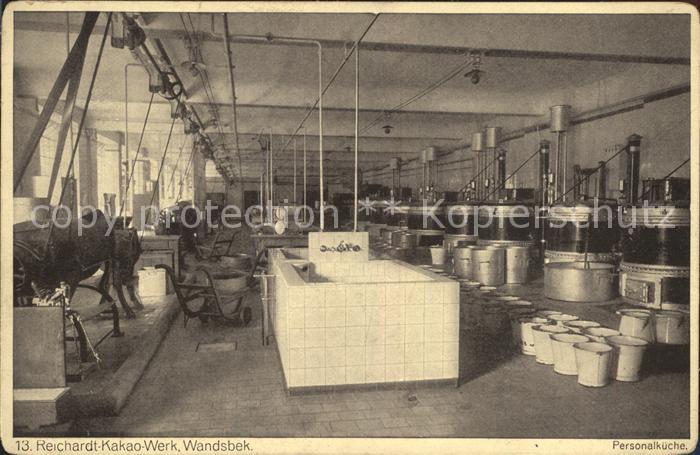Wandsbek Reichardt- Kakao- Werk Personalkueche