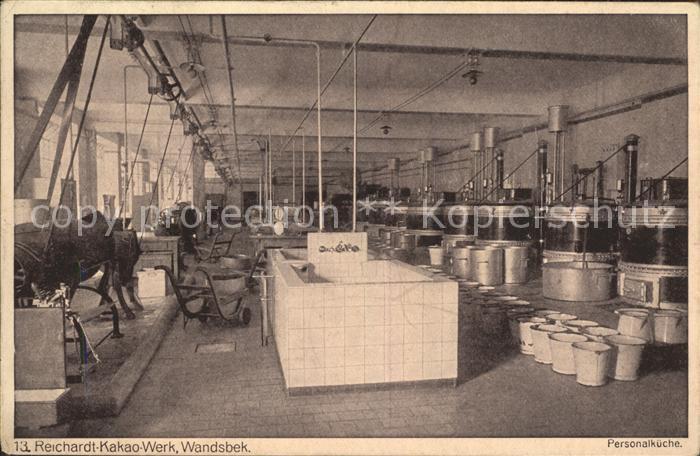 Wandsbek Reichardt- Kakao- Werk Personalkueche