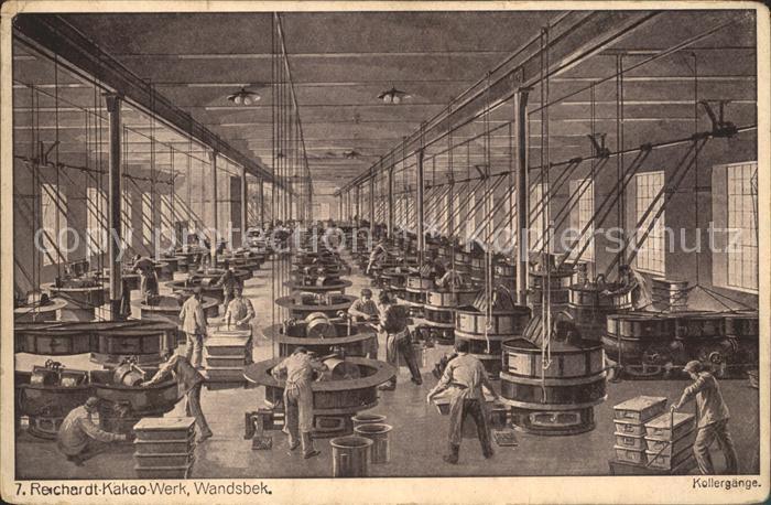 Wandsbek Reichardt- Kakao- Werk Kollergaenge