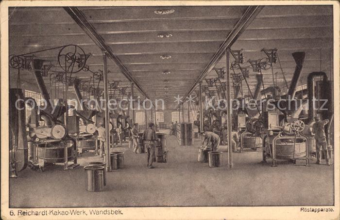 Wandsbek Reichardt- Kakao- Werk Roestapparate