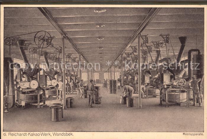 Wandsbek Reichardt- Kakao- Werk Roestapparate