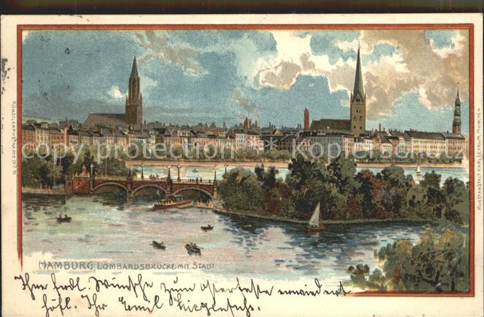 HAMBURG  CITY Lombardsbruecke