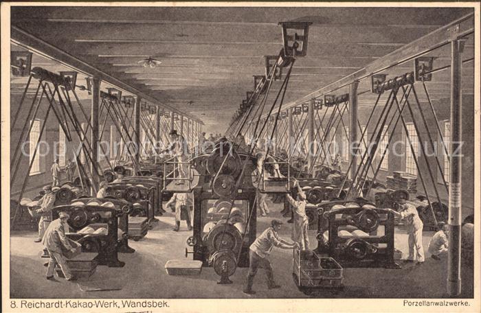 Wandsbek Reichardt- Kakao- Werk Porzellanwerke