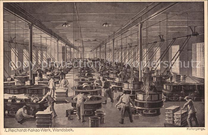Wandsbek Reichardt- Kakao- Werk Kollergaenge