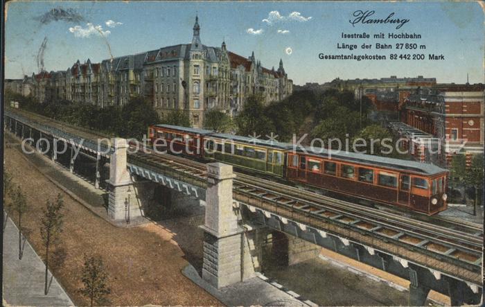 HAMBURG  CITY Isestrasse Hochbahn