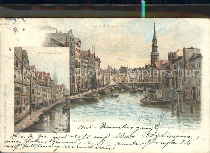 HAMBURG  CITY Fleet Reimersbruecke