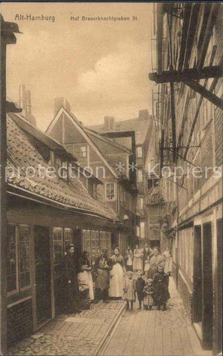 HAMBURG  CITY Hof Brauerknechtgraben