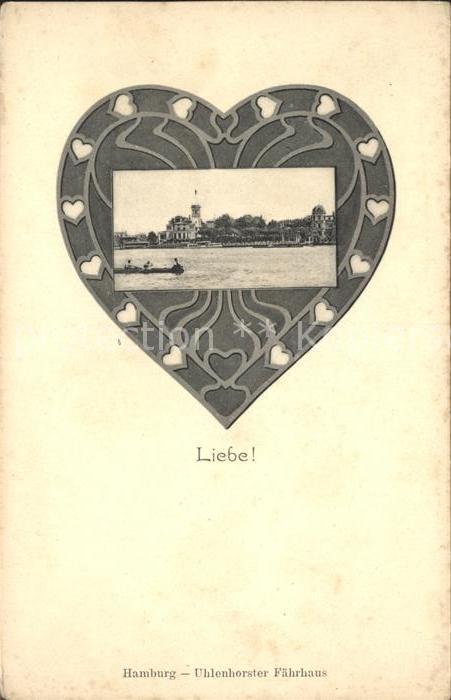HAMBURG  CITY Uhlenhorster Faehrhaus Herz