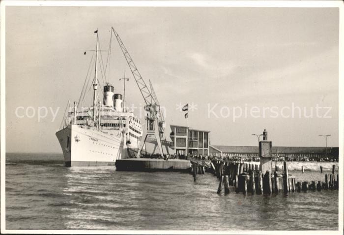 Cuxhaven Nordseebad Schiff