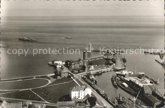 Cuxhaven Nordseebad Alte Liebe Fliegeraufnahme