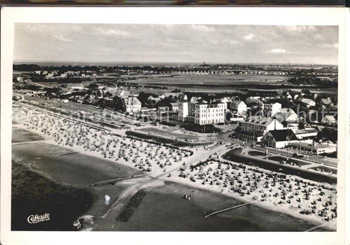 Cuxhaven Nordseebad Fliegeraufnahme