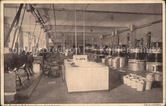 Wandsbek Reichardt- Kakao- Werk Personalkueche