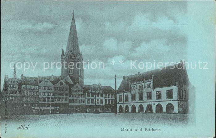 KIEL  CITY Markt Rathaus