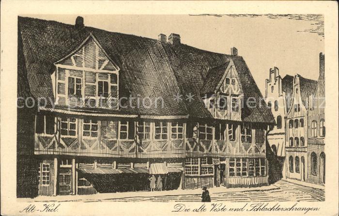 KIEL  CITY Alte Veste Schlahterschraengen