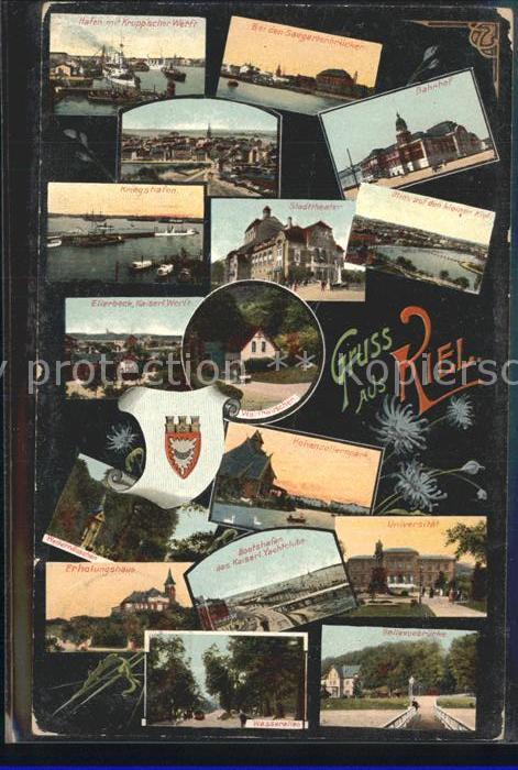 KIEL  CITY Stadttheater Kriegshafen Erholungshaus