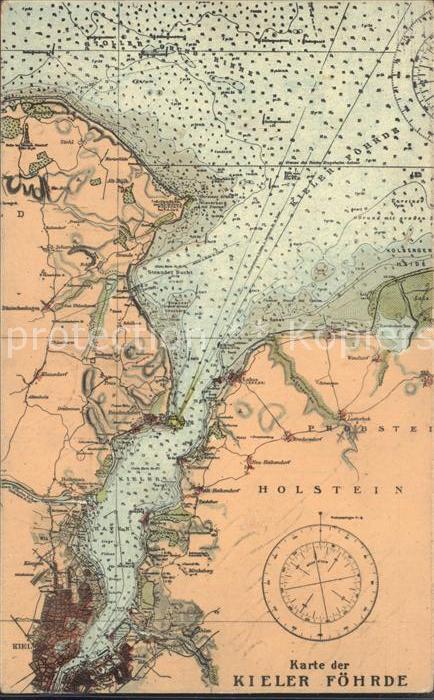 KIEL  CITY Karte Kieler Foehrde