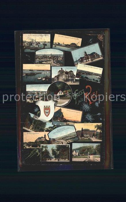 KIEL  CITY Erholungshaus Hafen Kriegshafen Krupp´scher Werft