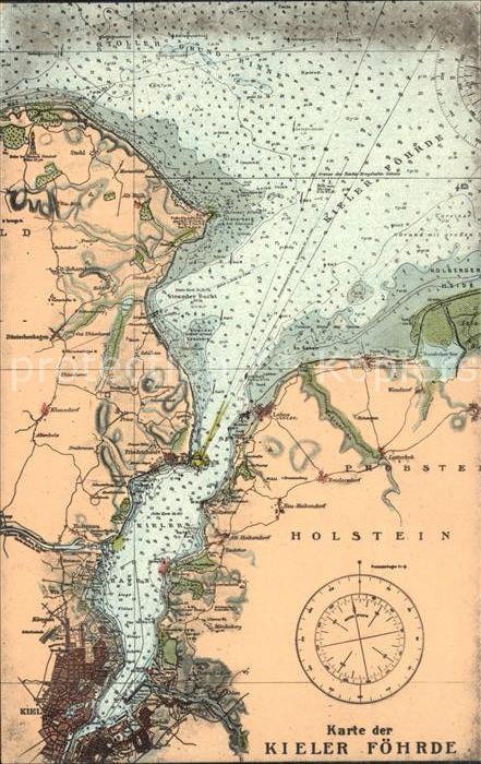 KIEL  CITY Karte Kieler Foehrde