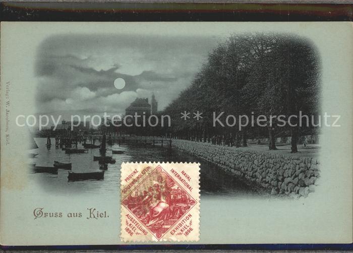 KIEL  CITY Mondschein Boote