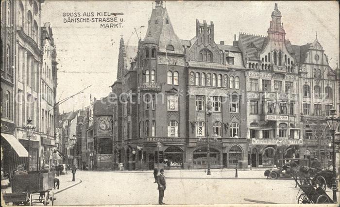 KIEL  CITY Daenische- Strasse Markt