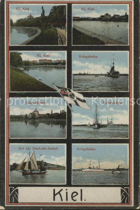 KIEL  CITY Kriegshafen Stadttheater Kleiner Kiel