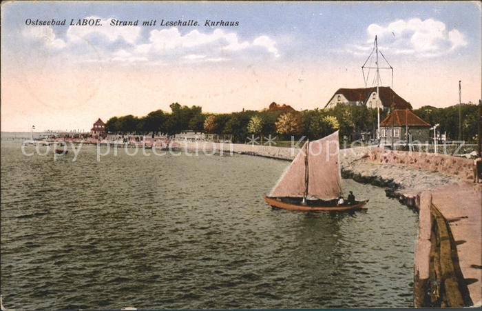 Laboe Strand Lesehalle Kurhaus