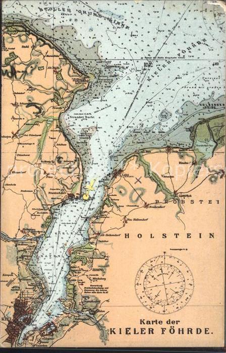 KIEL  CITY Karte Kieler Foehrde