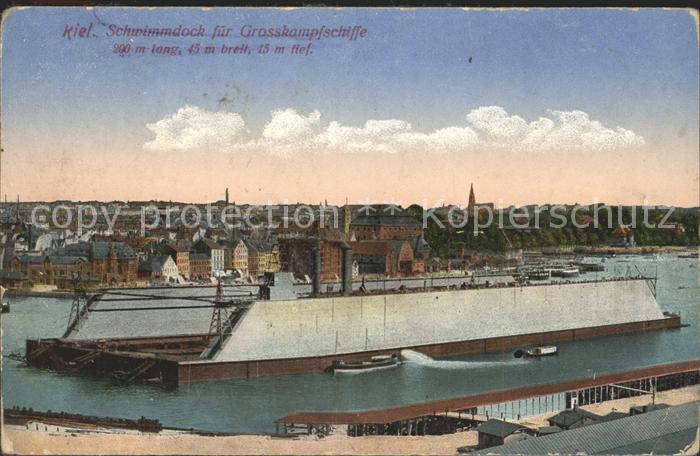KIEL  CITY Schwimmdock fuer Grosskampfschiffe