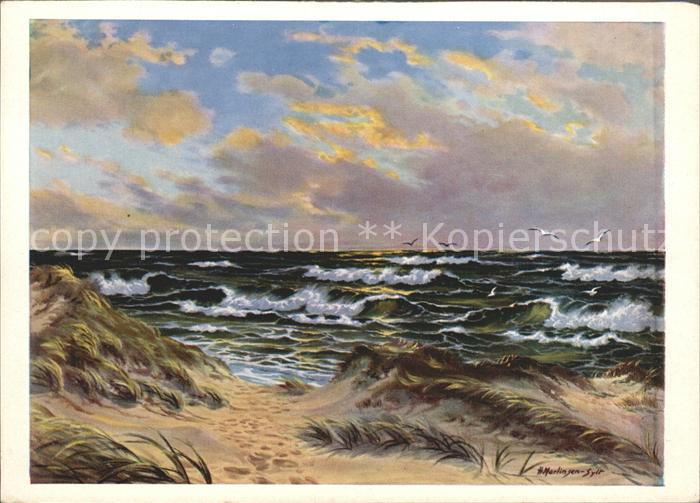 SYLT Insel Schleswig-Holstein Sonnenuntergang