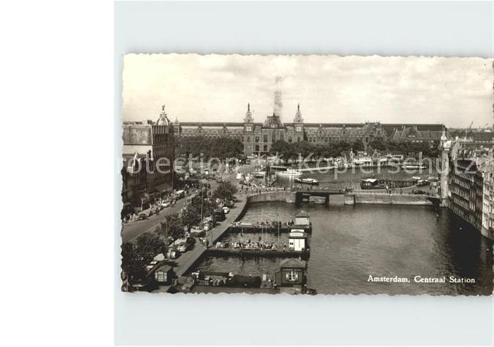 Amsterdam Niederlande Fliegeraufnahme Centraal Station