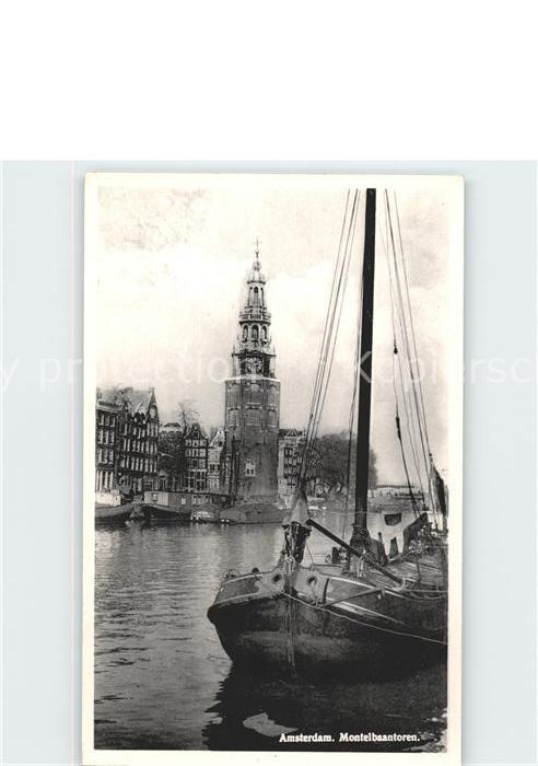 Amsterdam Niederlande Schiff Turm