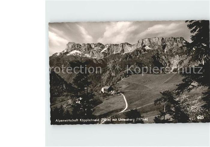 Untersberg Alpenwirtschaft Koepplschneid