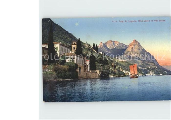 Oria Valsolda Partie am See