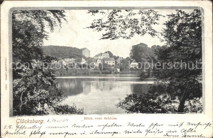 Gluecksburg Ostseebad Blick vom Schloss