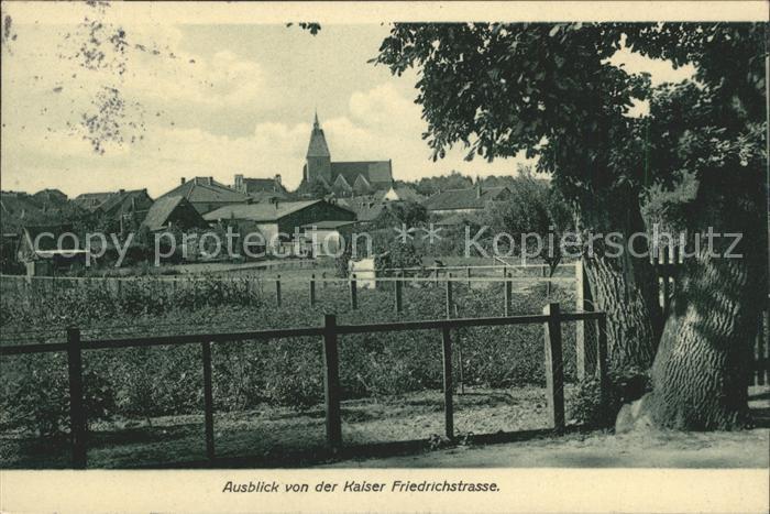 Moelln Lauenburg Blick von der Kaiser Friedrich Strasse