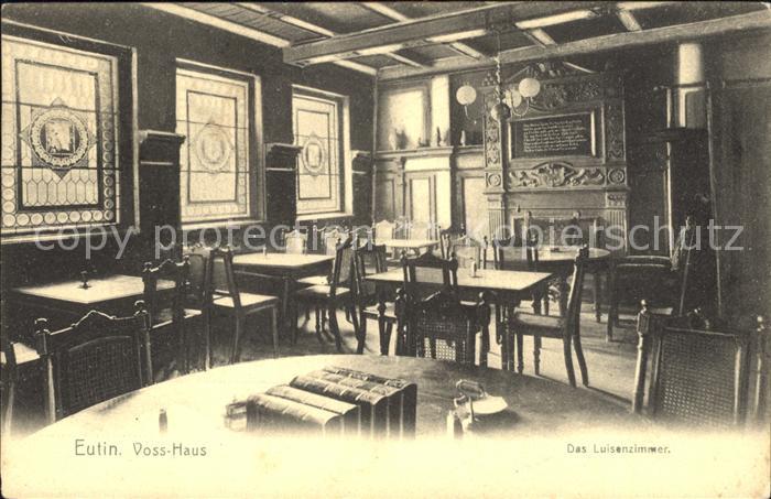 Eutin Schleswig-Holstein Voss-Haus Luisenzimmer