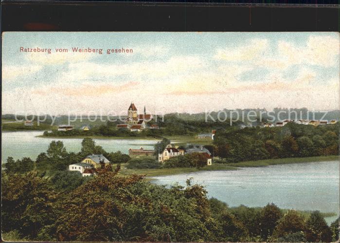Ratzeburg Schleswig-Holstein Blick vom Weinberg