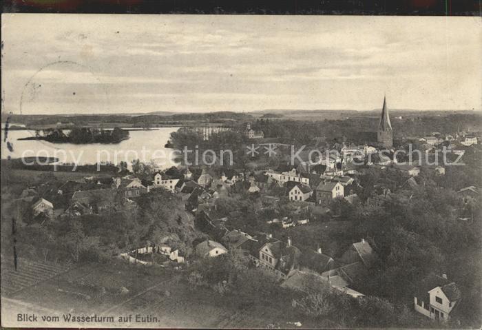Eutin Schleswig-Holstein Blick vom Wasserturm