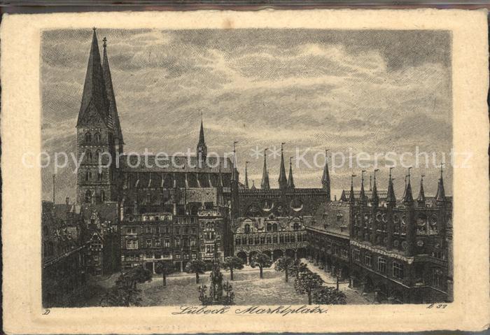 LueBECK  CITY Marktplatz