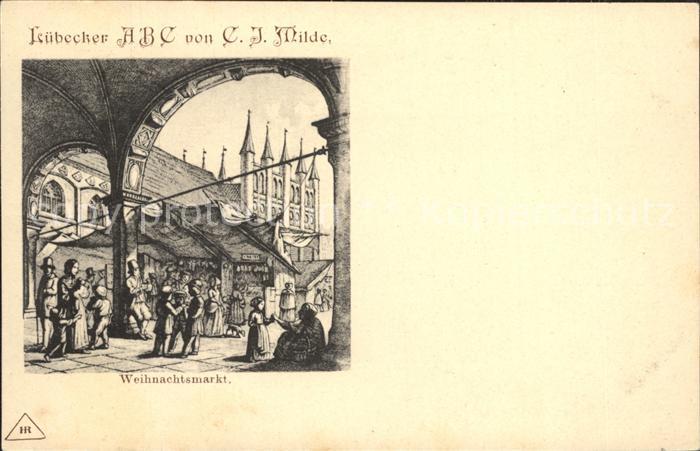 LueBECK  CITY Weihnachtsmarkt C. J. Milde