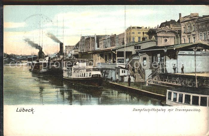 LueBECK  CITY Dampfschiffshafen Travenpavillon