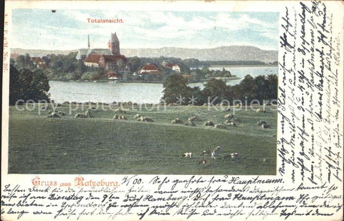 Ratzeburg Schleswig-Holstein Totalansicht