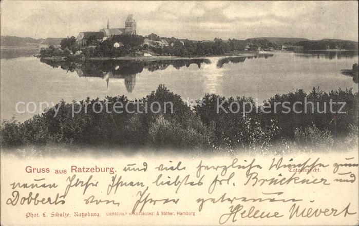 Ratzeburg Schleswig-Holstein Totalansicht