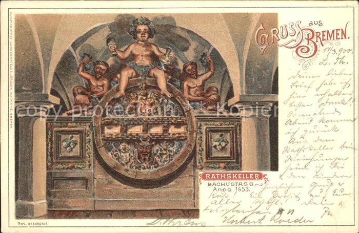 BREMEN  CITY Ratskeller Bachusfass